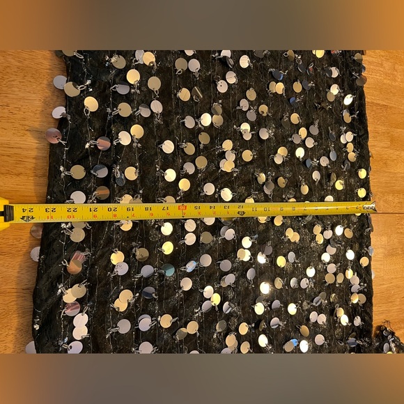 Gorgeous Black Middle Eastern Belly Dance Pailette Dress Costume - Picture 2 of 2